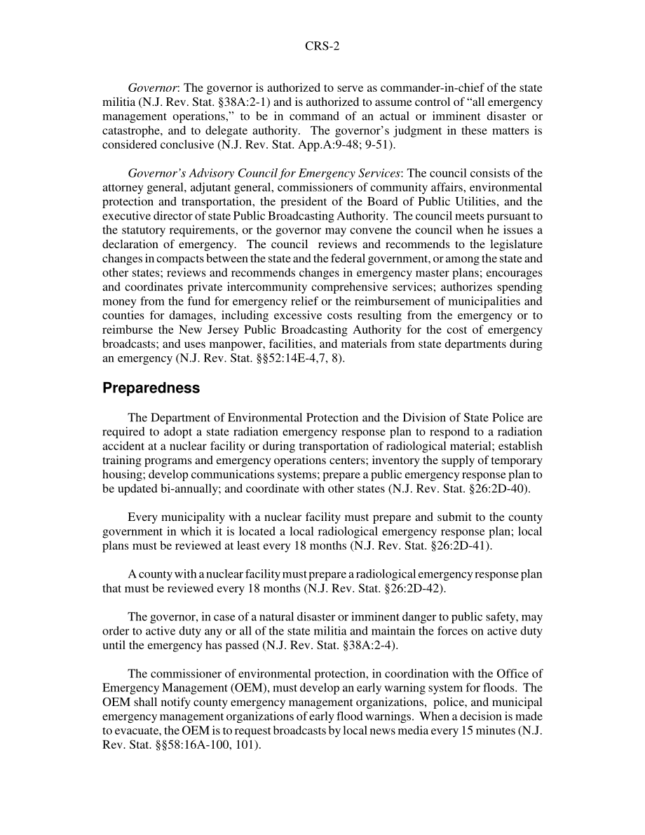 [20040331]RS21793_新泽西州应急管理和国土安全局总结.pdf_第2页
