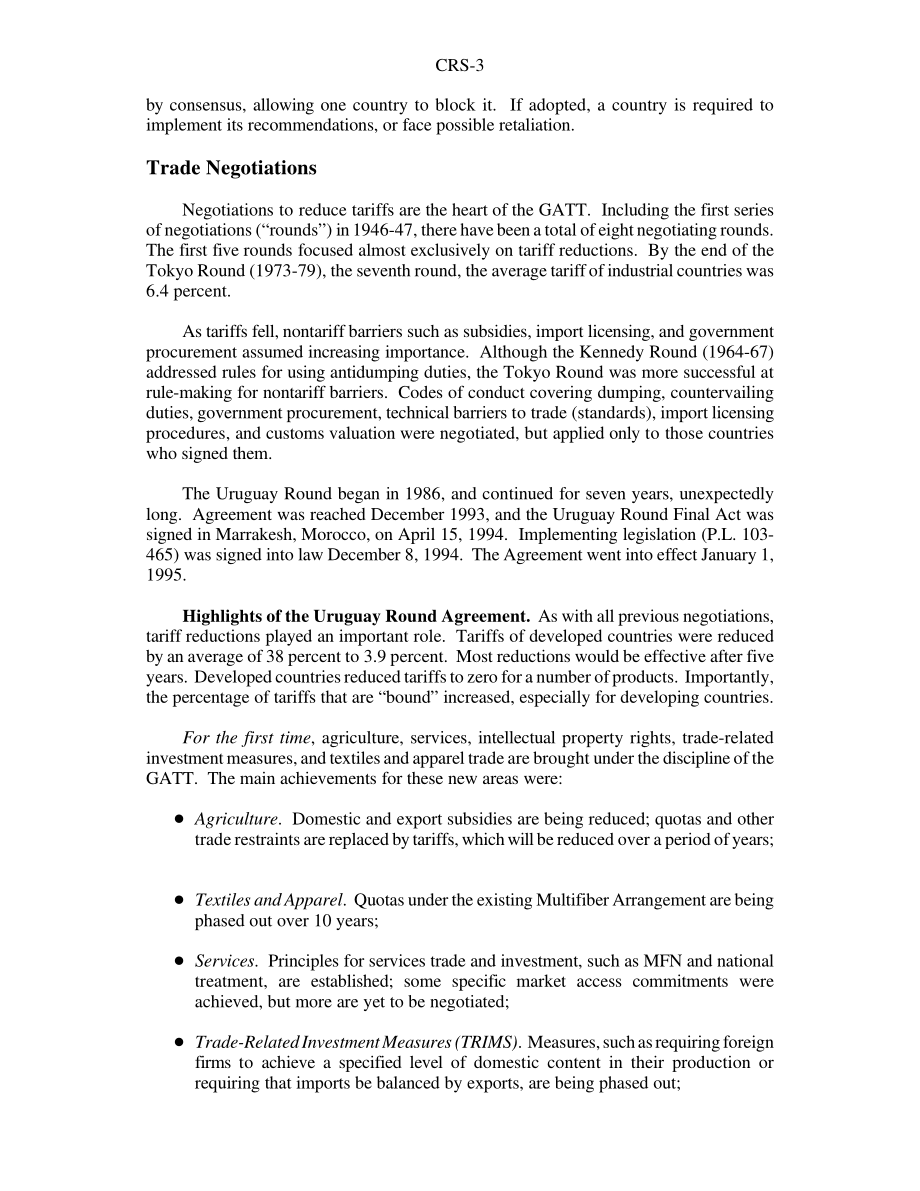 [19950327]95-424_关贸总协定和世贸组织：概述.pdf_第3页