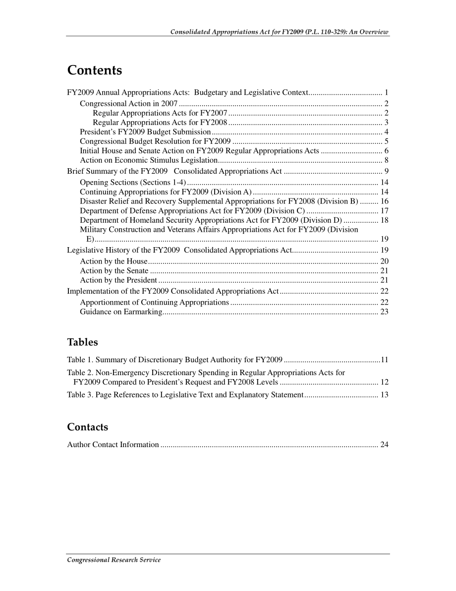 [20081215]RL34711_2009财年综合拨款法案（P.L.110-329) 概述.pdf_第3页