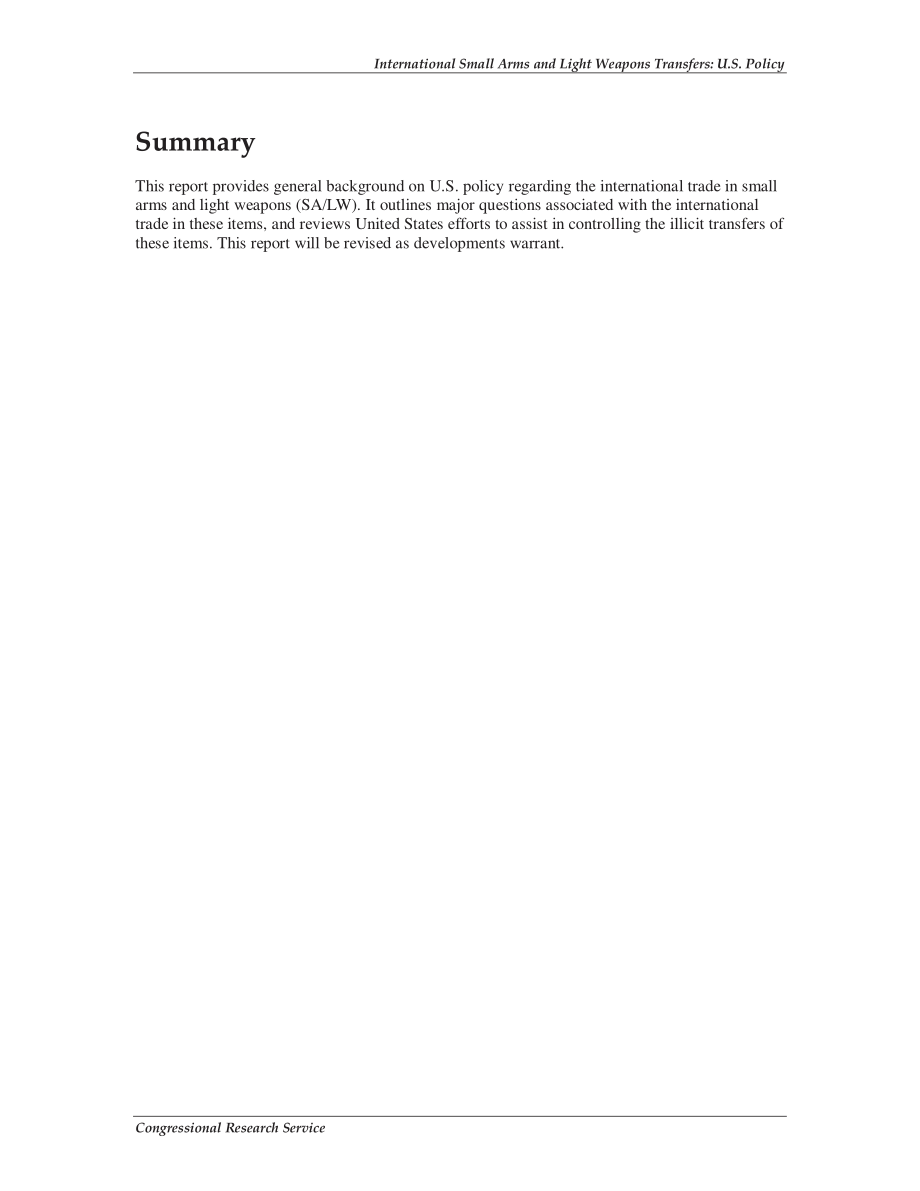 [20061002]RS20958_国际小武器和轻武器转让：美国政策.pdf_第2页