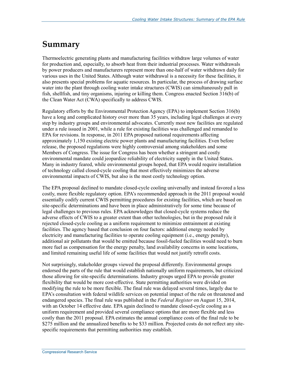 [20140908]R41786_冷却水取水构筑物：EPA规则摘要.pdf_第2页