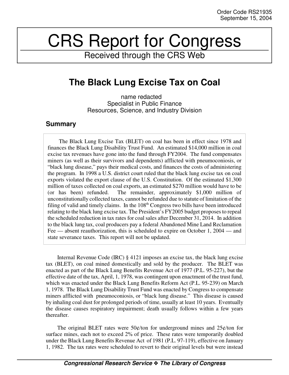 [20040915]RS21935_煤炭黑肺消费税.pdf_第1页