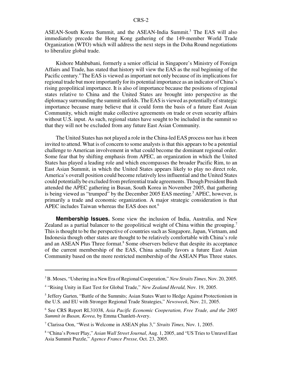 [20051209]RS22346_东亚峰会：国会议题.pdf_第2页