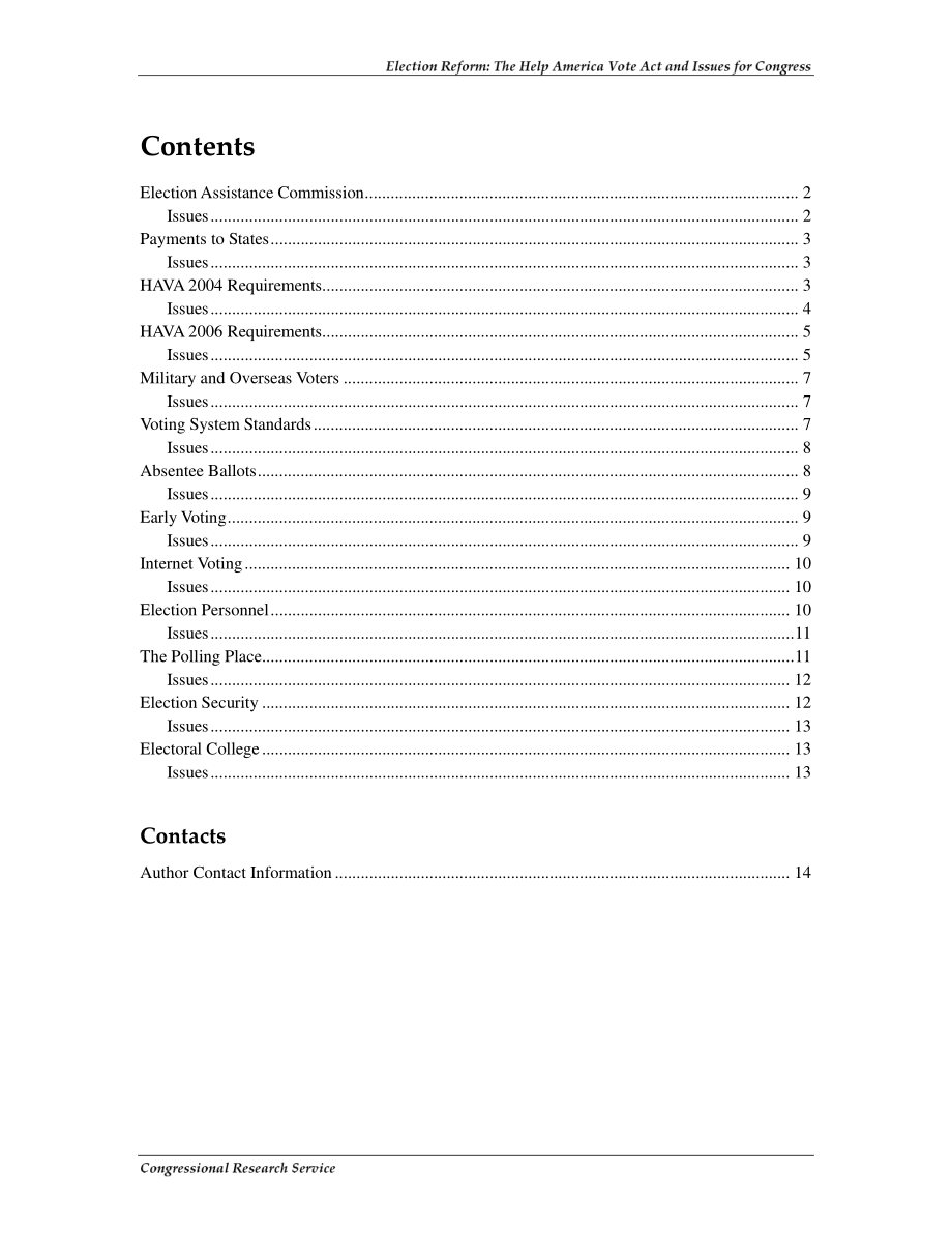 [20080617]RL32685_选举改革：《帮助美国投票法案》和国会议题.pdf_第3页