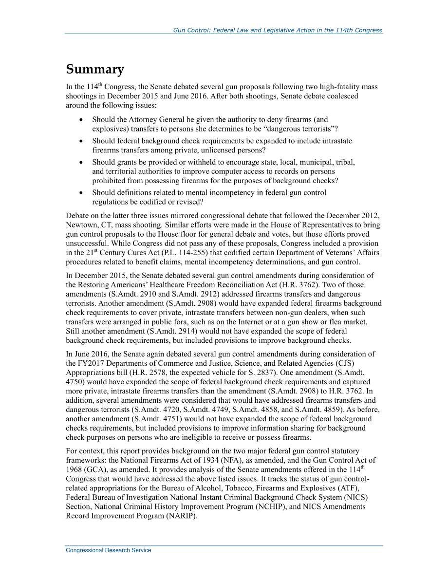 [20170419]R44655_枪械控制：第114届国会的联邦法律和立法行动.pdf_第2页
