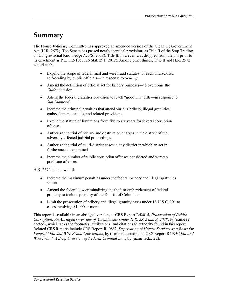 [20120411]R42016_起诉公共腐败：H.R.下的修订概述2572和S.2038.pdf_第2页