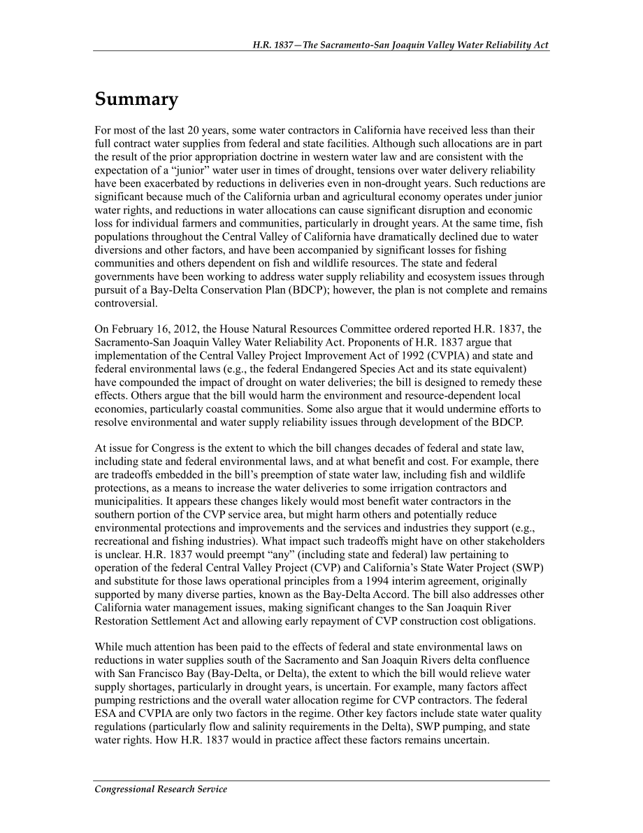 [20120229]R42375_H、 R1837年《萨克拉门托圣华金河谷水资源可靠性法案》.pdf_第2页