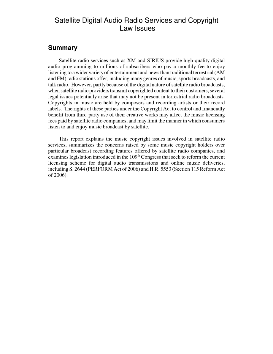 [20060712]RL33538_卫星数字音频广播服务和版权法问题.pdf_第2页