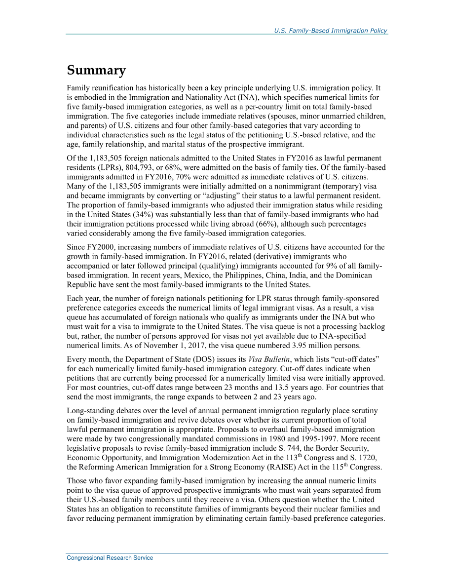 [20180209]R43145_美国基于家庭的移民政策.pdf_第2页