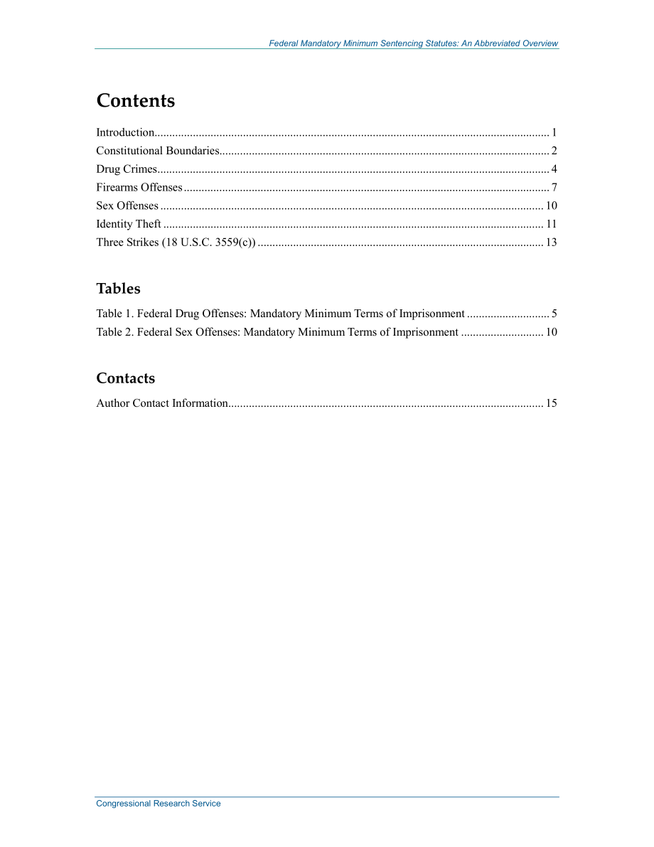 [20130909]RS21598_联邦强制性最低量刑法规：简要概述.pdf_第3页
