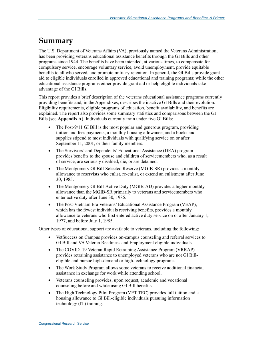[20211203]R42785_退伍军人教育援助计划和福利：基础.pdf_第2页