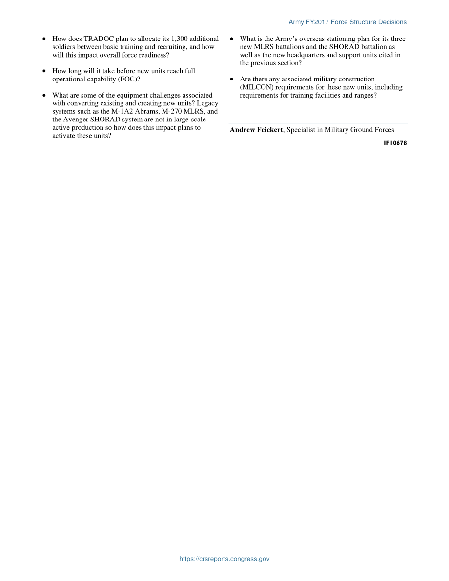 [20170621]IF10678_陆军2017财年部队结构决策.pdf_第2页