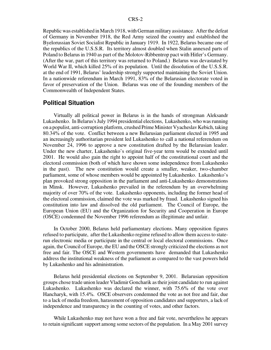 [20010928]95-776_白俄罗斯：国家背景报告.pdf_第2页