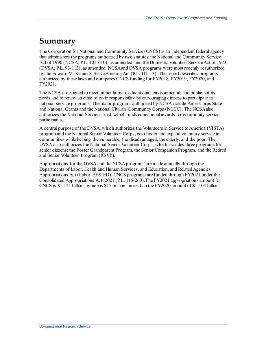 [20210517]RL33931_国家和社区服务公司：项目和资金概述.pdf_第2页