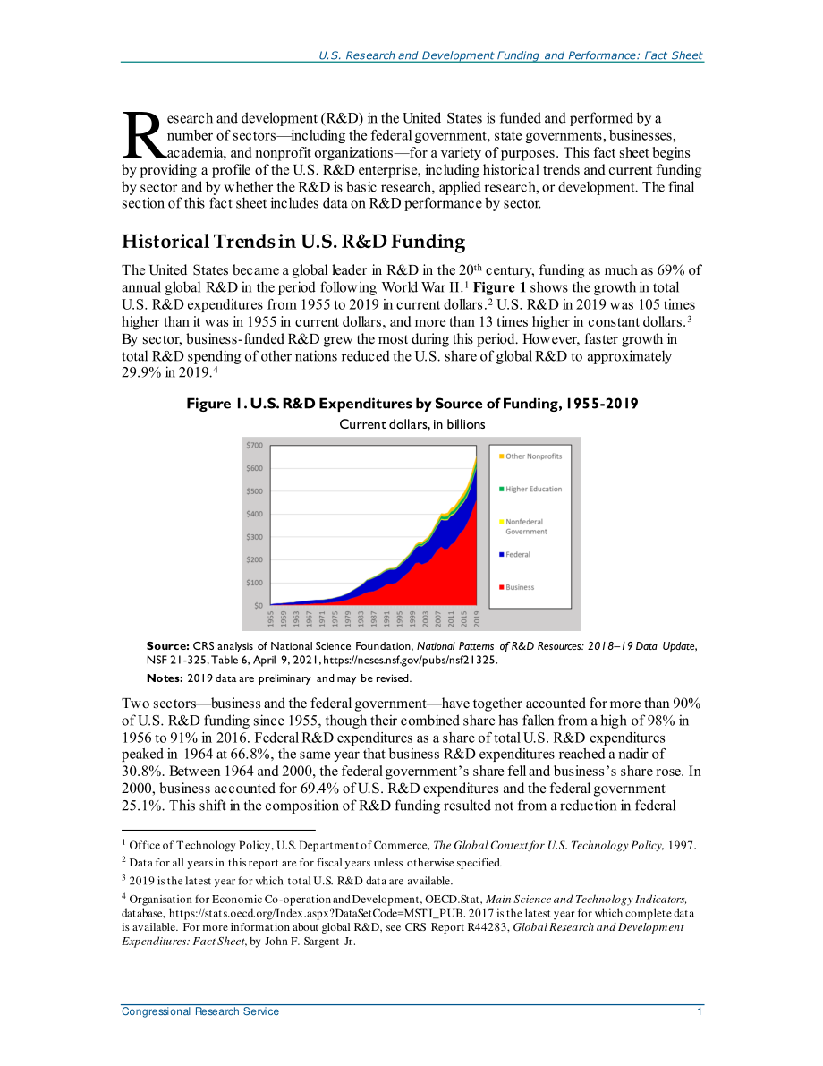 [20211004]R44307_美国研发资金和绩效：情况说明书.pdf_第2页