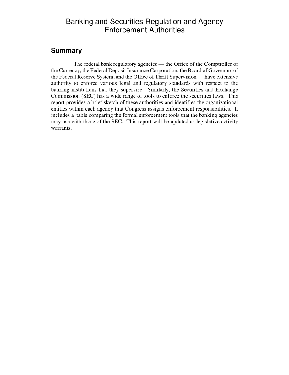 [20060117]RL33235_银行和证券监管及机构执法机构.pdf_第2页