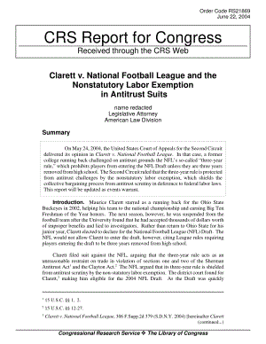 [20040622]RS21869_克莱特诉国家足球联盟案与反垄断诉讼中的非法定劳工豁免.pdf