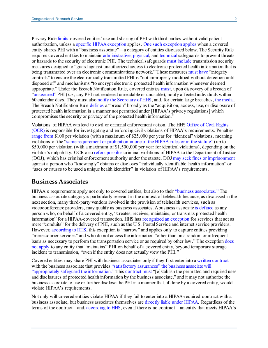 [20200605]LSB10490_HIPAA、远程健康和2019冠状病毒疾病.pdf_第2页