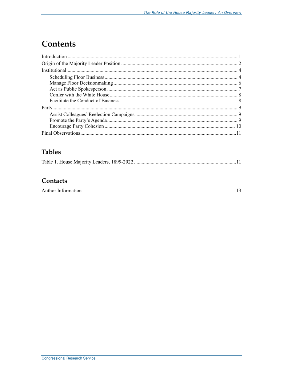 [20220503]RL30665_众议院多数党领袖的作用：概述.pdf_第3页