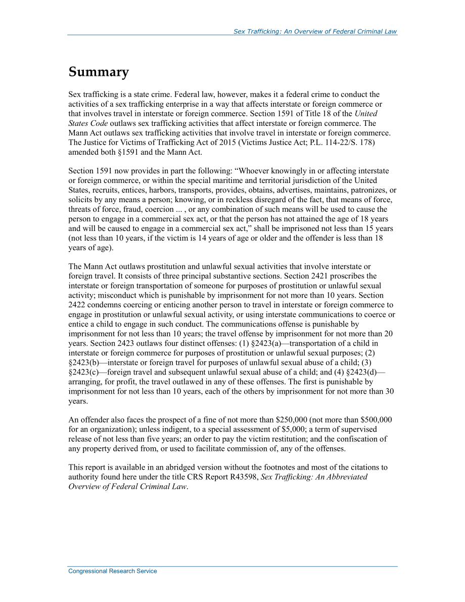 [20150625]R43597_性贩运：联邦刑法概述.pdf_第2页