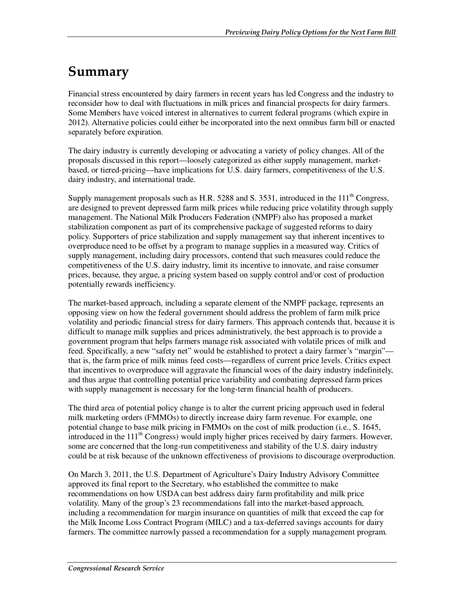 [20110304]R41141_预览下一个农业法案的乳制品政策选项.pdf_第2页