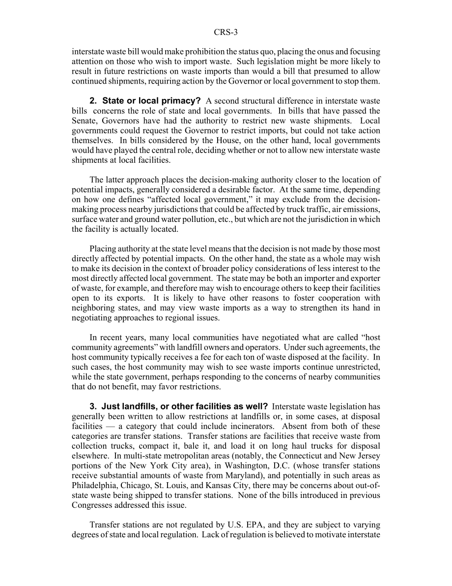 [20030109]RS20106_州际废物运输：立法问题.pdf_第3页