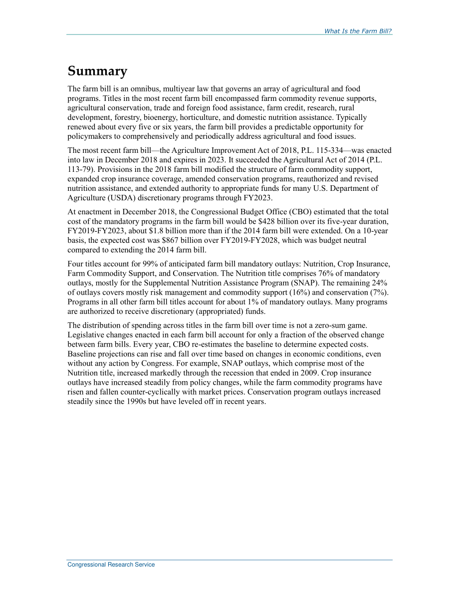 [20190926]RS22131_农业法案是多少？.pdf_第2页