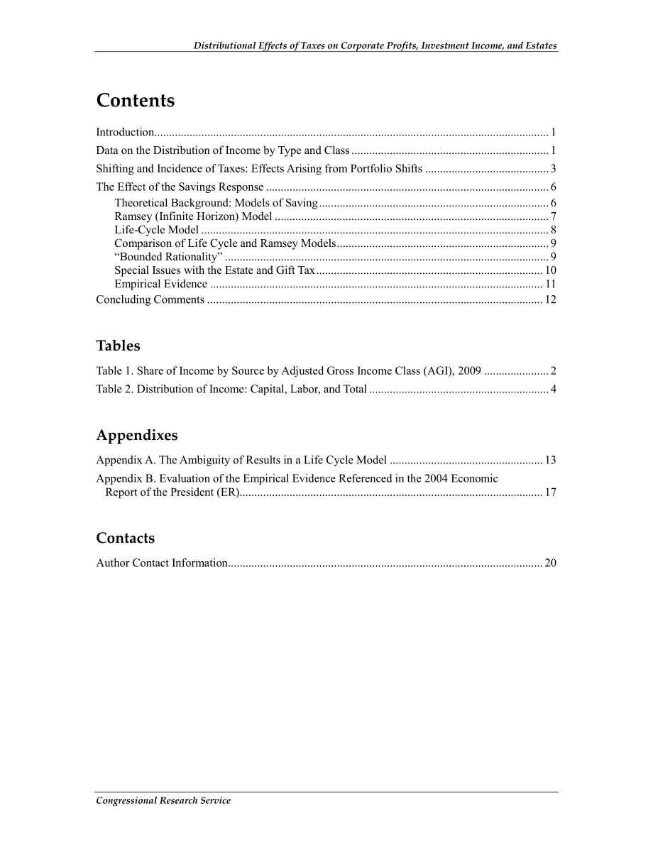 [20121227]RL32517_税收对企业利润、投资收入和房地产的分配效应.pdf_第3页