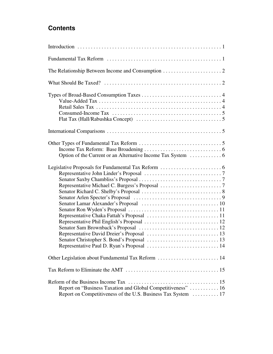 [20081117]RL34343_税收改革：第110届国会提案概述.pdf_第3页