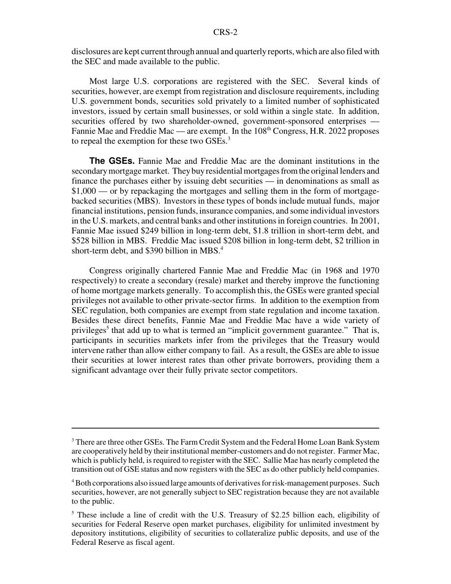 [20030711]RS21263_房利美、房地美和SEC的注册和披露.pdf_第2页