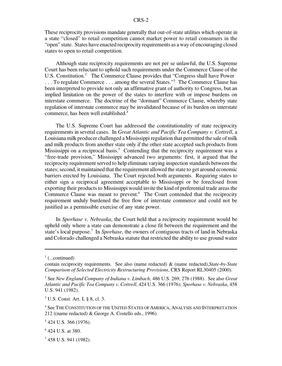 [20000309]RS20491_电力重组和零售互惠要求的合宪性.pdf_第2页