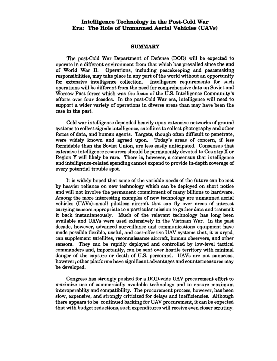[19930726]93-686_后冷战时代的情报技术：无人机（UAV）的作用.pdf_第3页