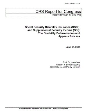 [20060419]RL33374_社会保障残疾保险（SSDI）和补充保障收入（SSI）：残疾判定和上诉程序.pdf