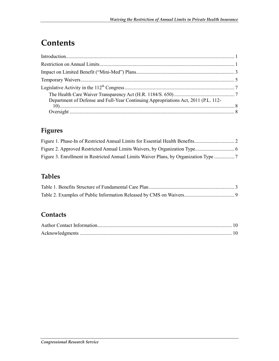 [20110615]R41627_免除私人健康保险年度限额限制 .pdf_第3页