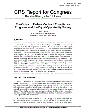 [20060914]RS20897_联邦合同合规计划办公室和平等机会调查.pdf
