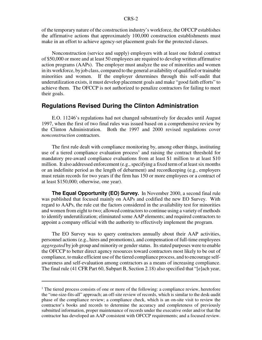 [20060914]RS20897_联邦合同合规计划办公室和平等机会调查.pdf_第2页