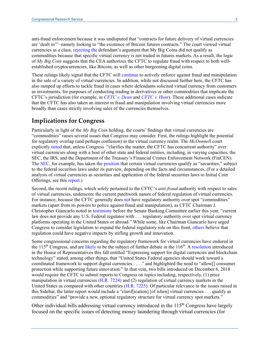 [20181206]LSB10227_CFTC和虚拟货币：新的法院裁决及其对国会的影响.pdf_第3页