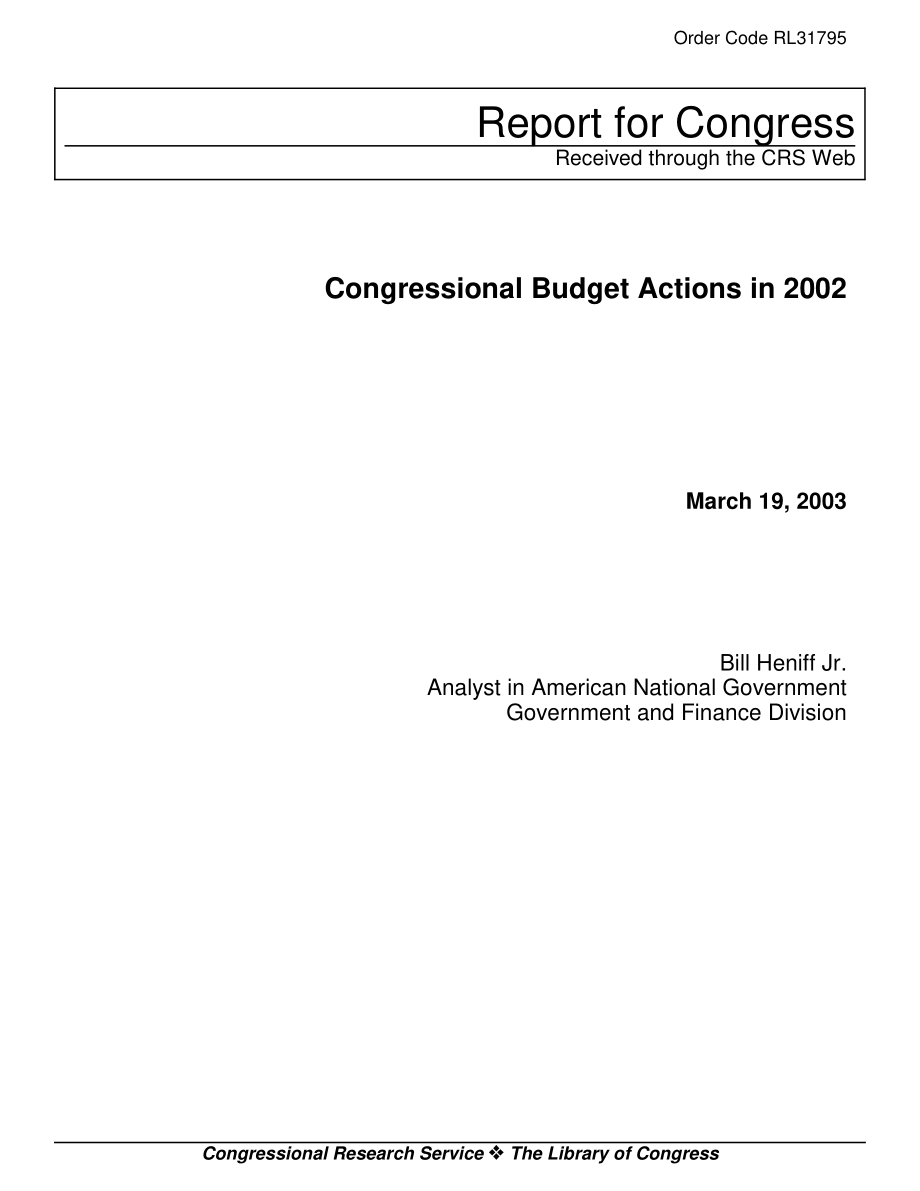 [20030319]RL31795_2002年国会预算行动.pdf_第1页