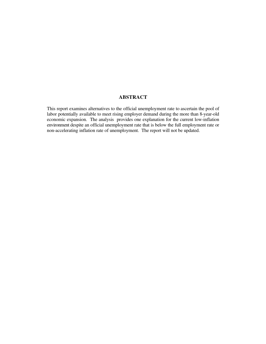 [19990816]RL30283_失业率和潜在劳动力供应.pdf_第2页