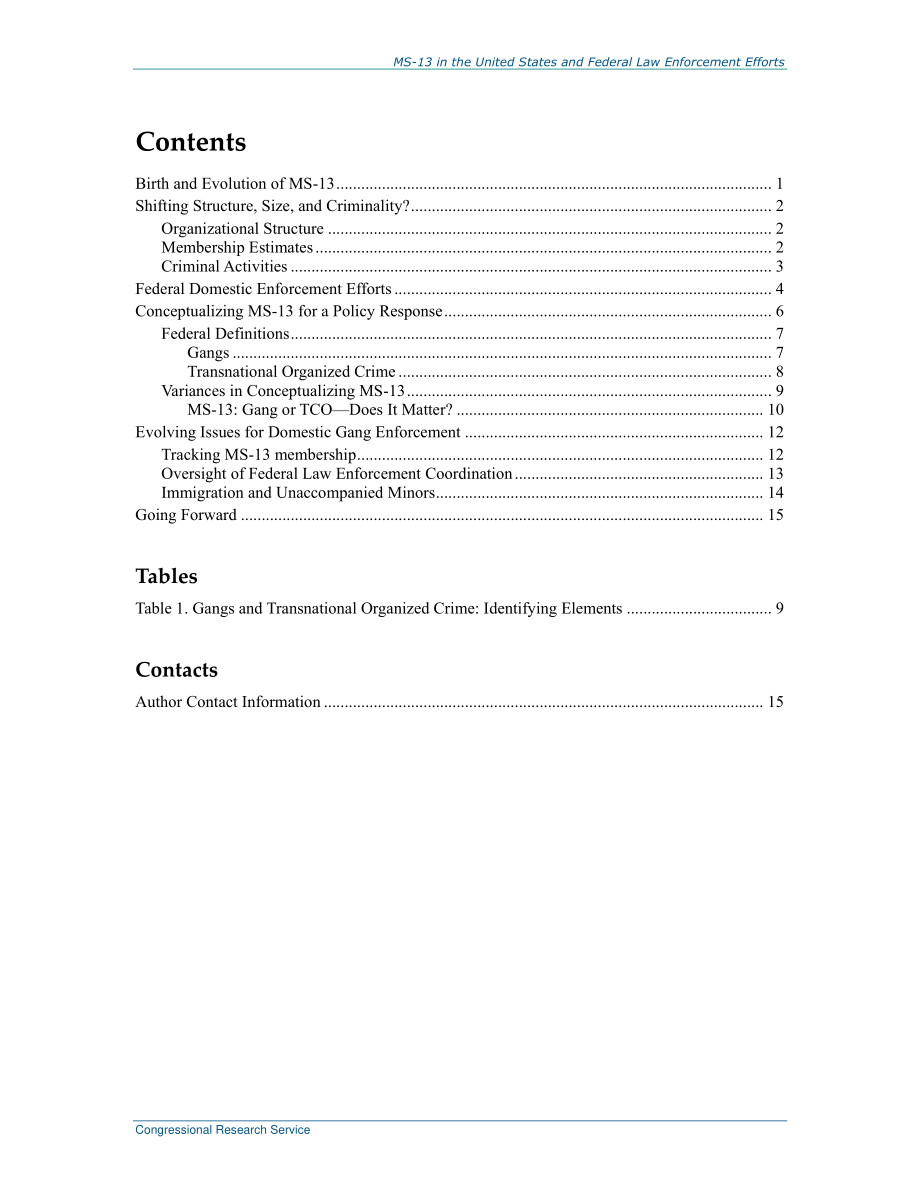 [20180820]R45292_MS-13在美国和联邦执法部门的作用.pdf_第3页