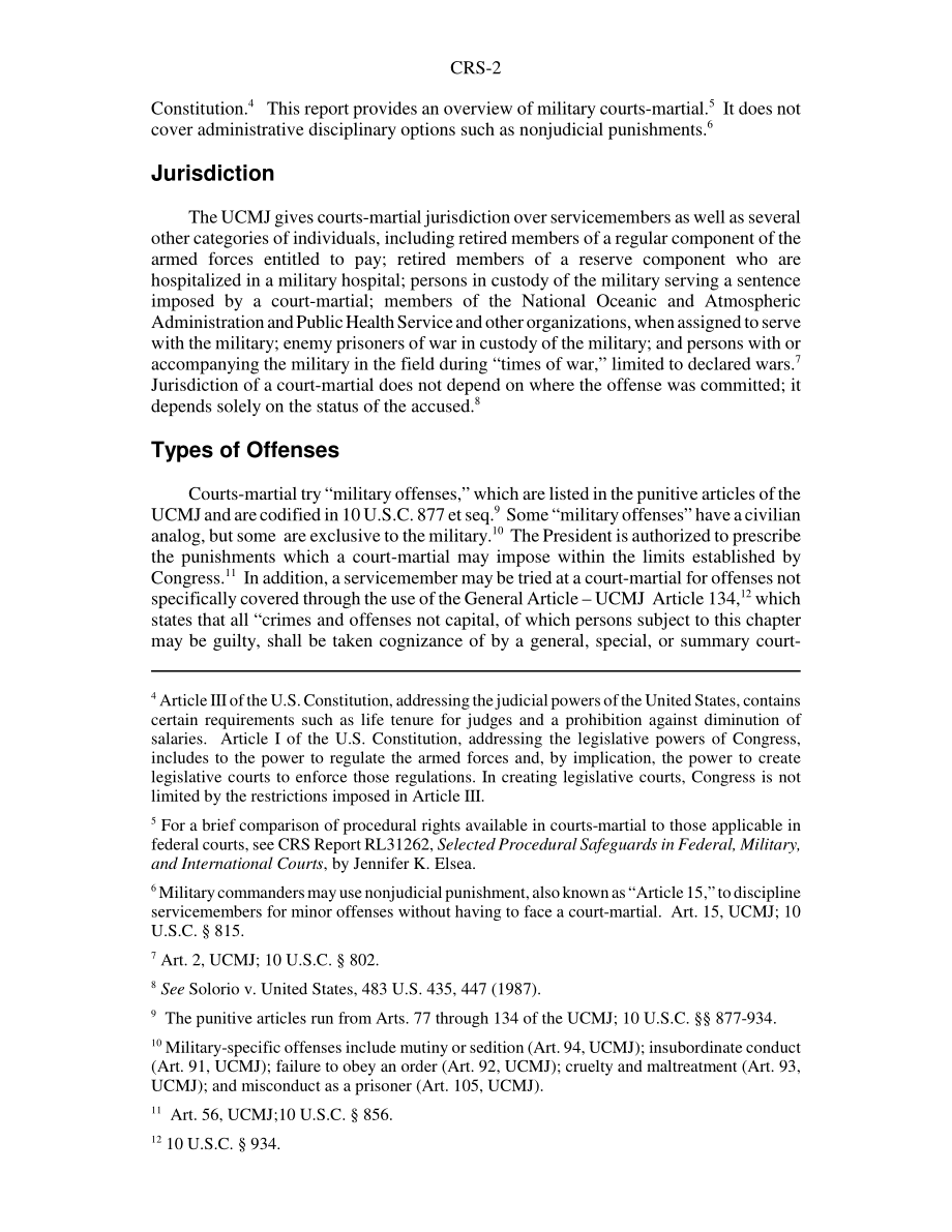 [20051116]RS21850_军事法庭：概述.pdf_第2页