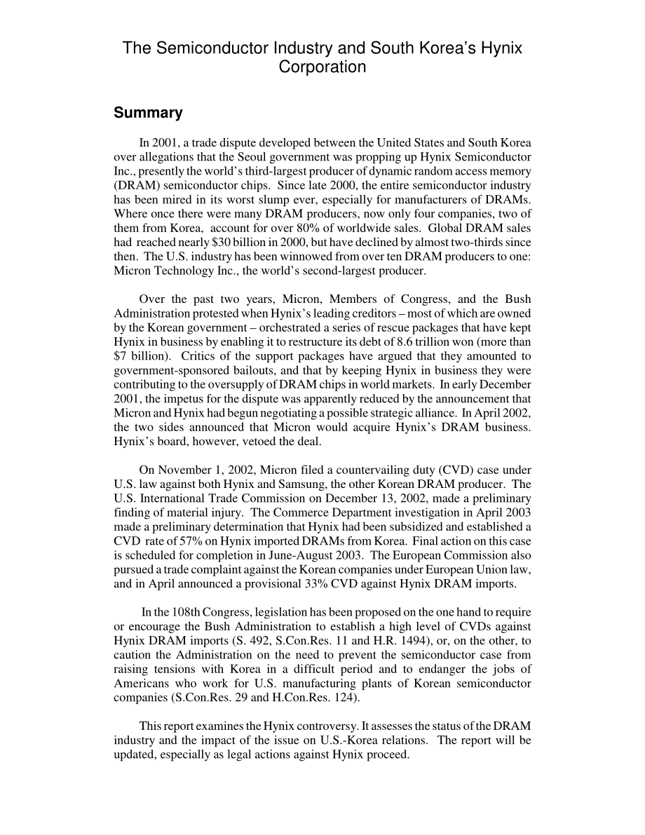 [20030527]RL31238_半导体工业与韩国海力士公司.pdf_第2页