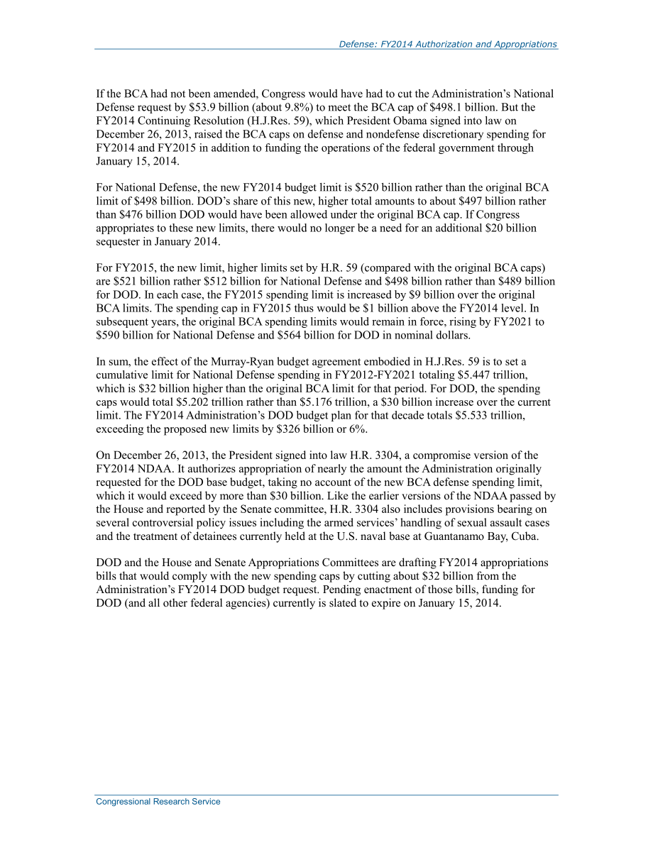 [20140108]R43323_辩护：2014财年授权和拨款.pdf_第3页