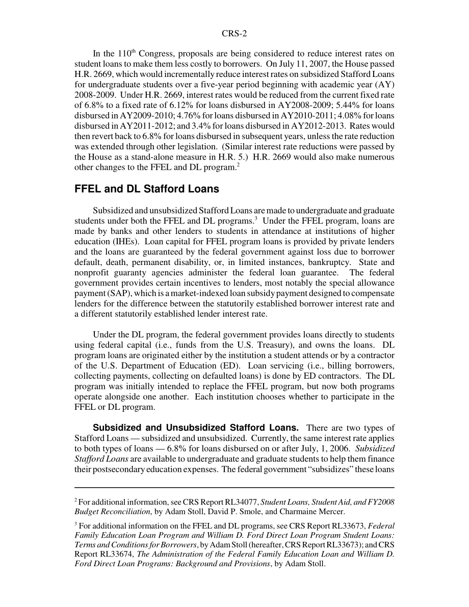 [20070720]RS22568_斯塔福德贷款利率下调：背景和问题.pdf_第2页