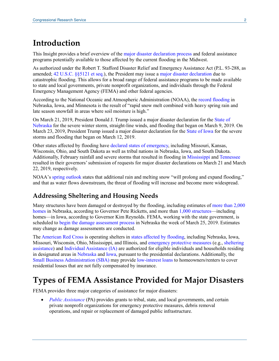 [20190326]IN11084_2019年中西部洪水：FEMA和其他联邦计划和资源.pdf_第2页