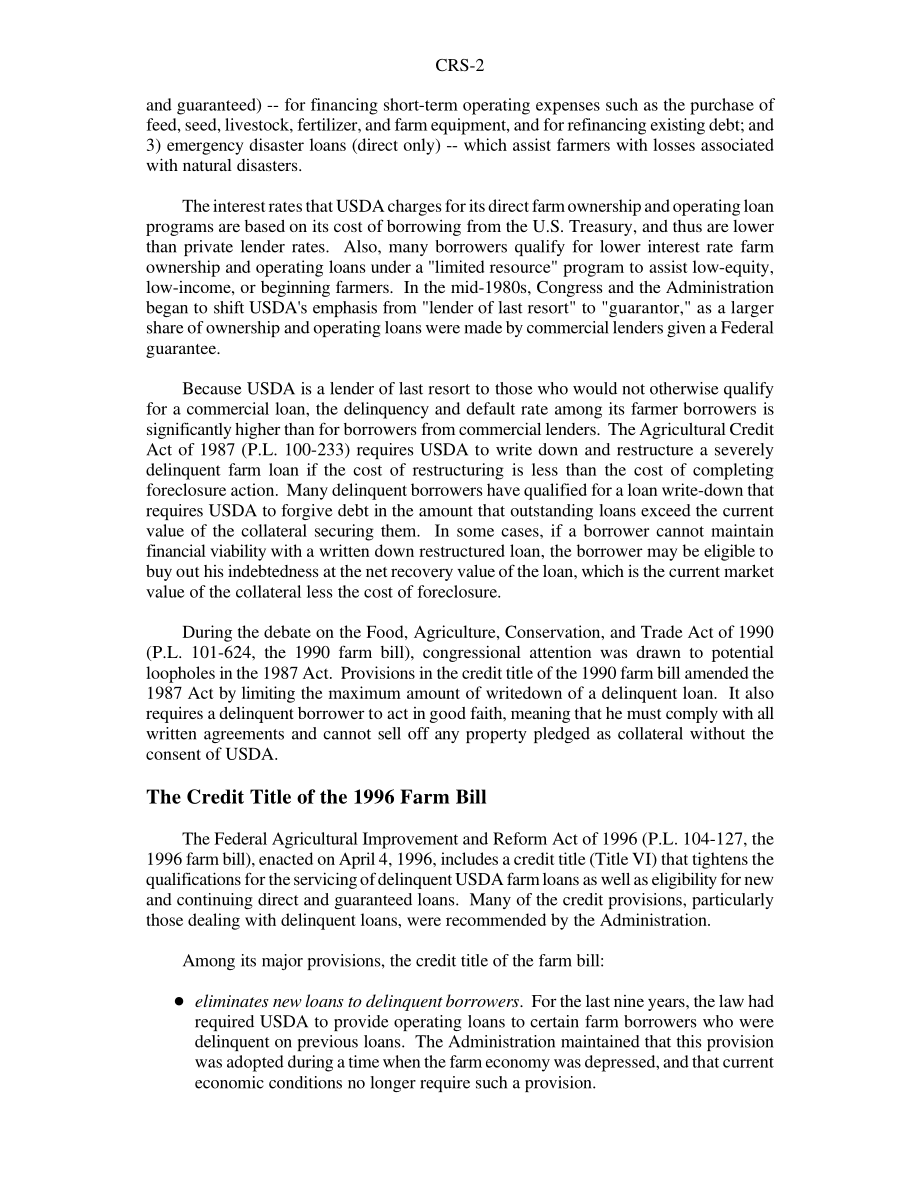 [19960516]96-431_已颁布的1996年农业法案的信贷规定.pdf_第2页