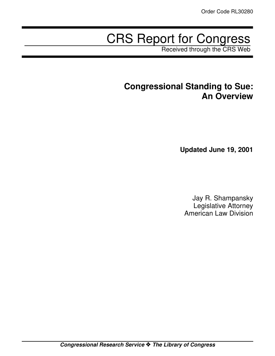 [20010619]RL30280_国会起诉资格：概述.pdf_第1页