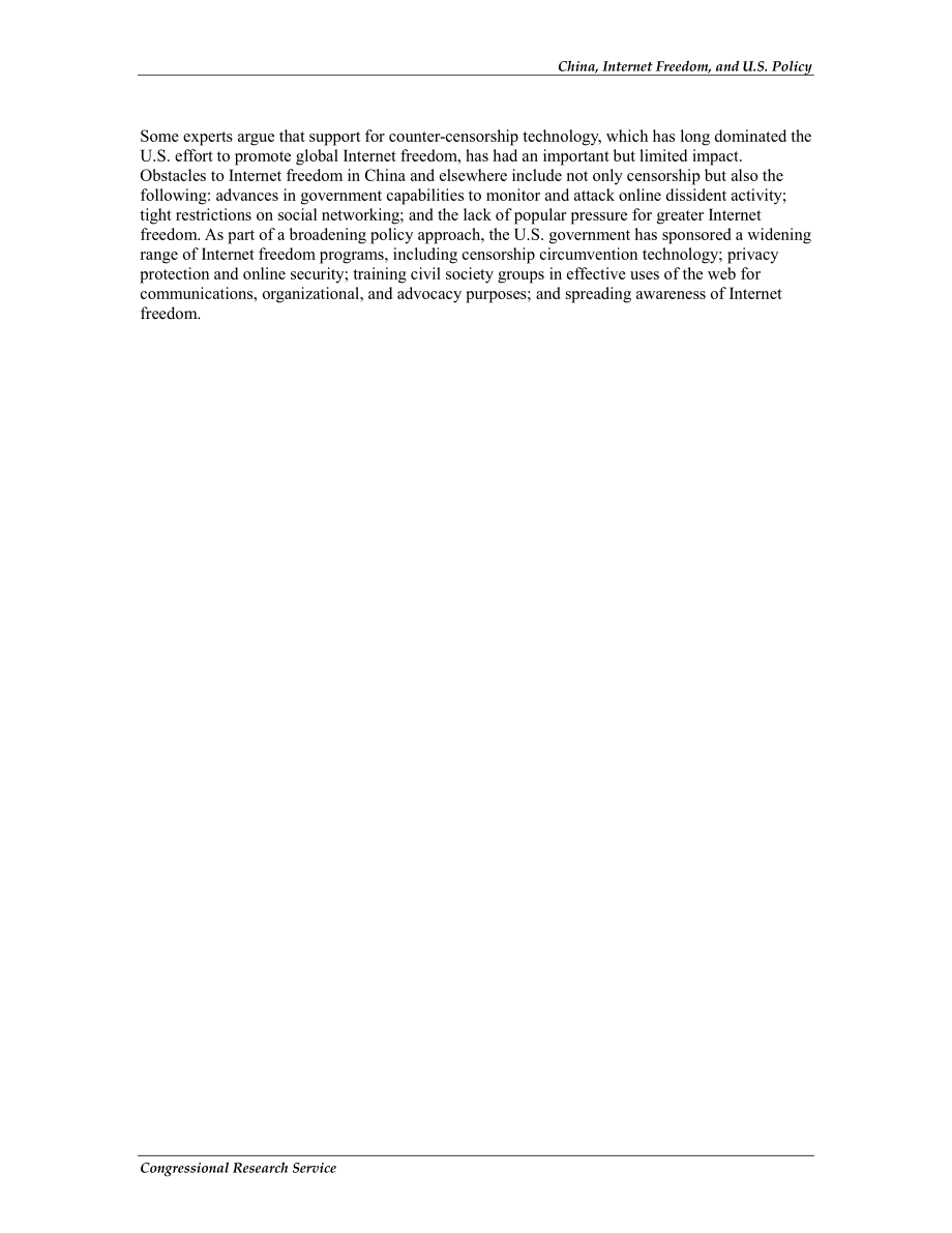 [20120713]R42601_中国、互联网自由与美国政策.pdf_第3页