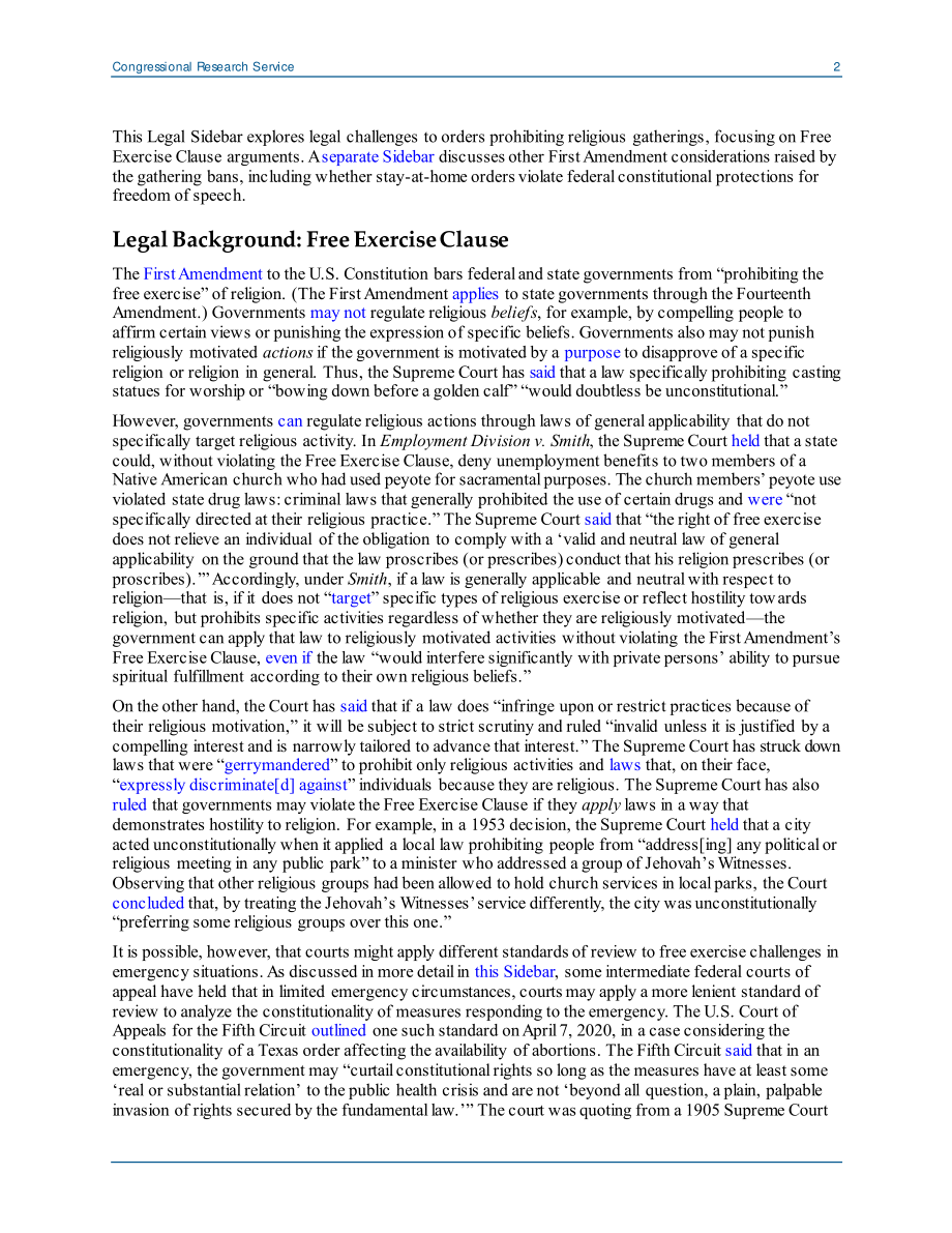 [20200601]LSB10450_更新时间：禁止宗教集会以阻止2019冠状病毒疾病的传播.pdf_第2页