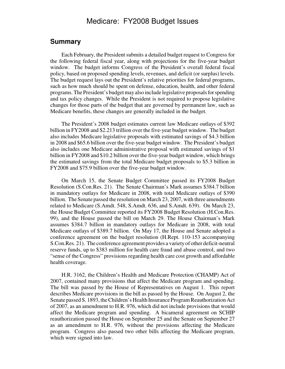 [20071024]RL33868_医疗保险：2008财年预算问题.pdf_第2页